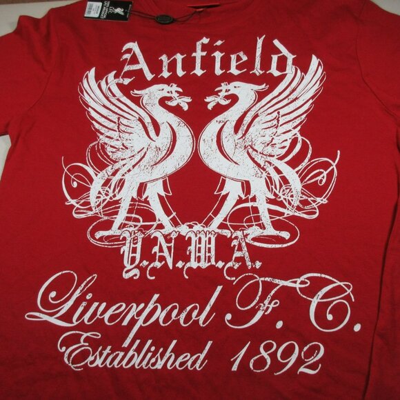 Liverpool Football Club mens official LFC crew soccer tee M - Picture 5 of 7